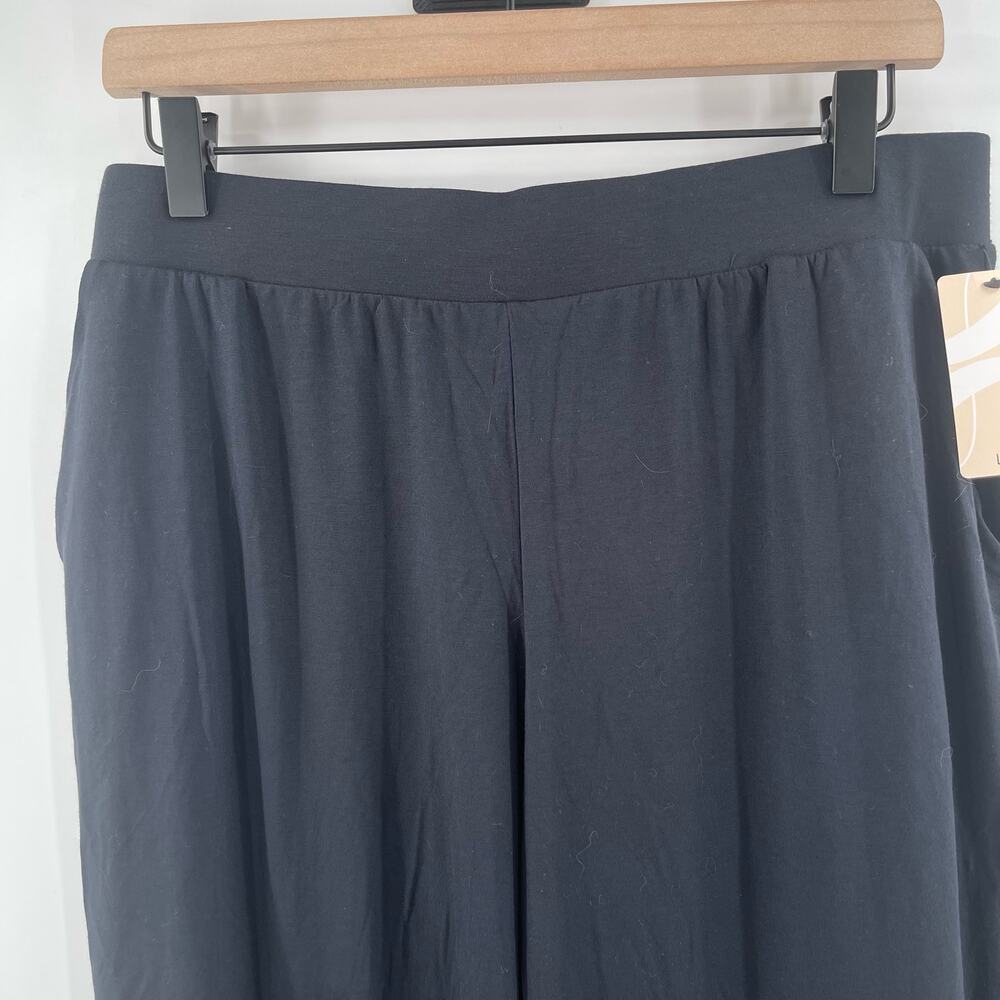 LIVELY Pants Size Small The All Day Wide Leg NWT Black Wide Leg Cropped Casual - Picture 8 of 11
